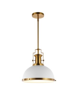 Homer 13" 1-Light Modern Industrial Iron LED Dome Pendant