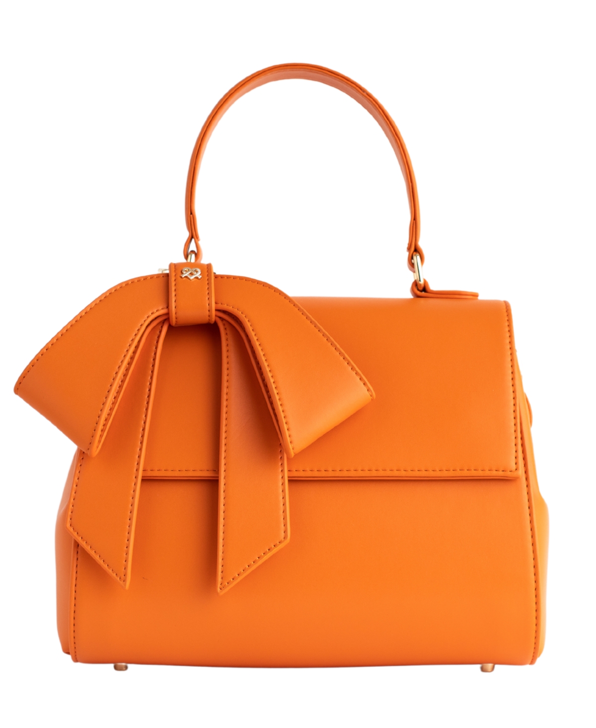 Shop Gunas New York Cottontail Small Satchel Bag In Orange