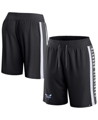 Men's Black Charlotte Hornets Referee Iconic Mesh Shorts
