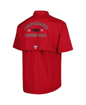 Men's Cardinal Arkansas Razorbacks Bonehead Button-Up Shirt