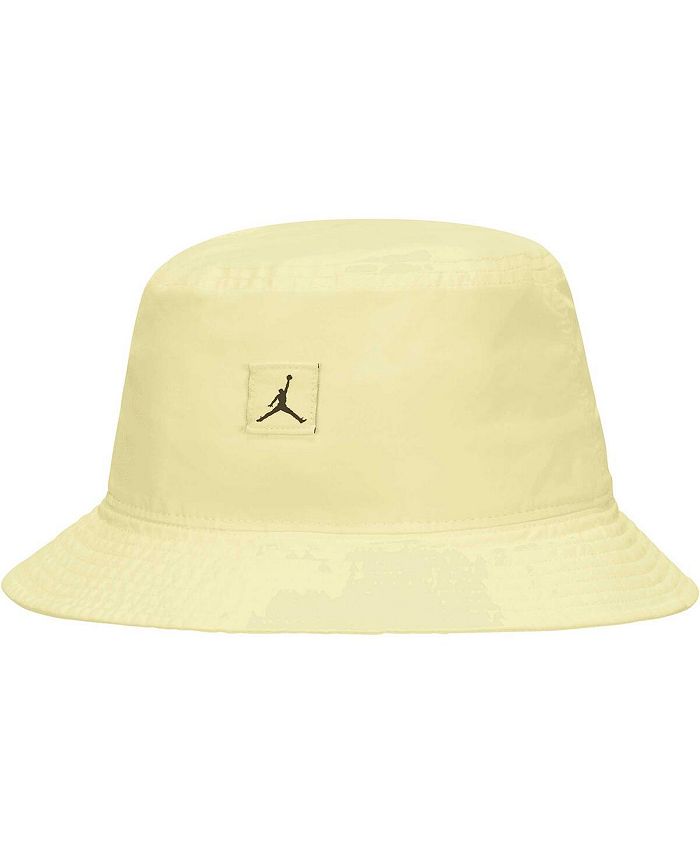 Jordan Men's Yellow Jumpman Washed Bucket Hat - Macy's