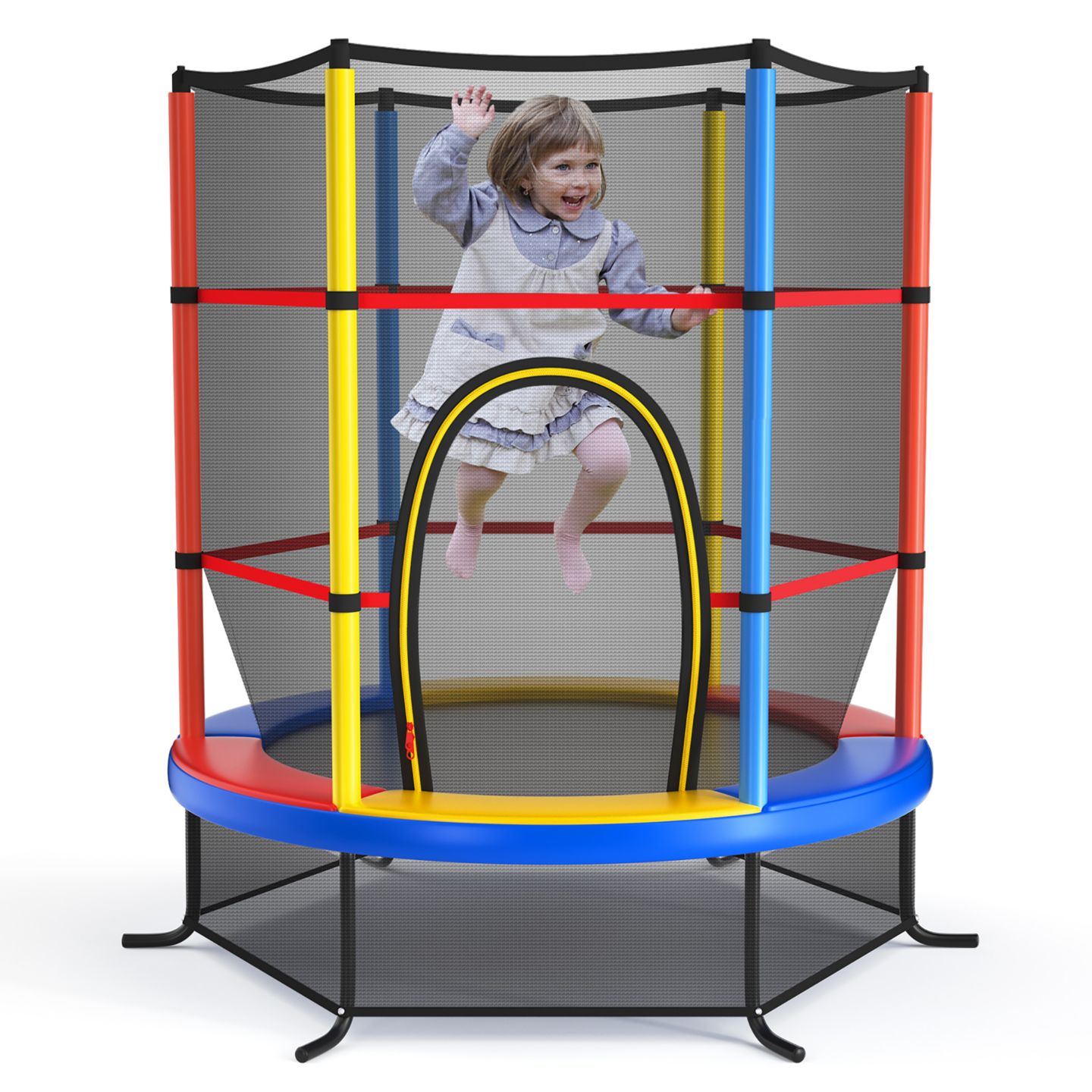 Детская игрушка Costway 55'' Kids Trampoline Bouncing Jumping Mat Recreational Trampoline — фото 1
