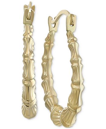 Macy's top bamboo earrings