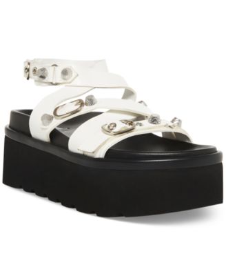 Steve Madden - Women's Brant Strappy Platform Wedge Sandals
