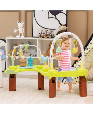 Toddler 3-in-1 Activity Center Bouncing Saucer w/ 3-position