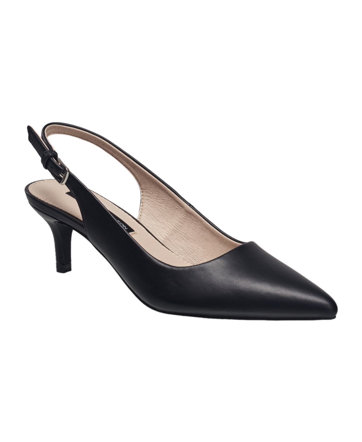 French Connection Women's Quinn Slingback Pumps In Black Patent Leather