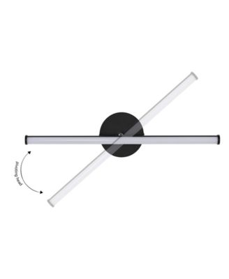 Emerson 20.25" 1-Light Modern Industrial 360-Degree Rotatable Aluminum Integrated LED Vanity Light