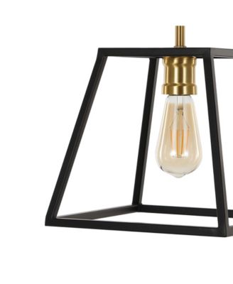 Girard 9.25" 1-Light Farmhouse Industrial Iron LED Pendant
