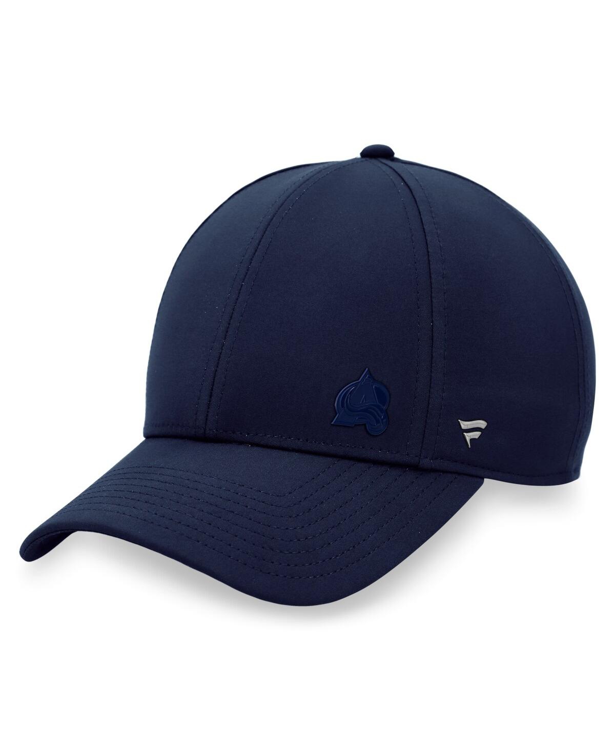 Shop Fanatics Women's  Navy Colorado Avalanche Authentic Pro Road Structured Adjustable Hat