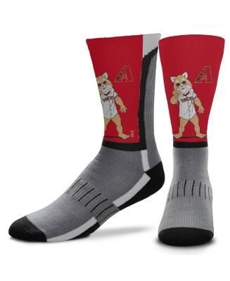 Men's For Bare Feet Arizona Diamondbacks Mascot Snoop V-Curve Crew ...