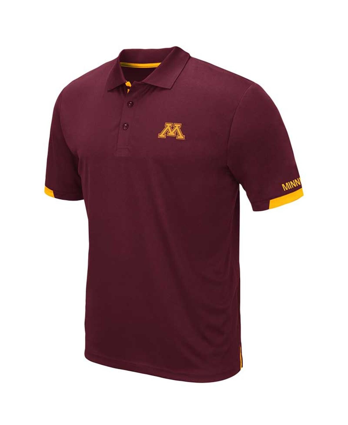 Shop Colosseum Men's  Maroon Minnesota Golden Gophers Big And Tall Santry Polo Shirt