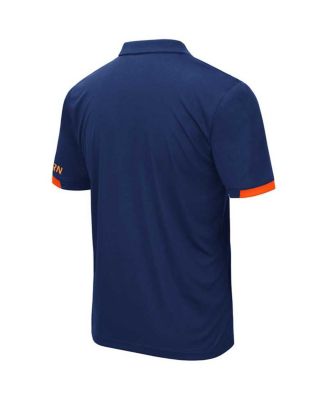 Men's Navy Auburn Tigers Big and Tall Santry Polo Shirt