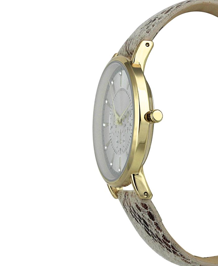 I.N.C. International Concepts Women's Faux Snake Strap Watch 37mm Gift