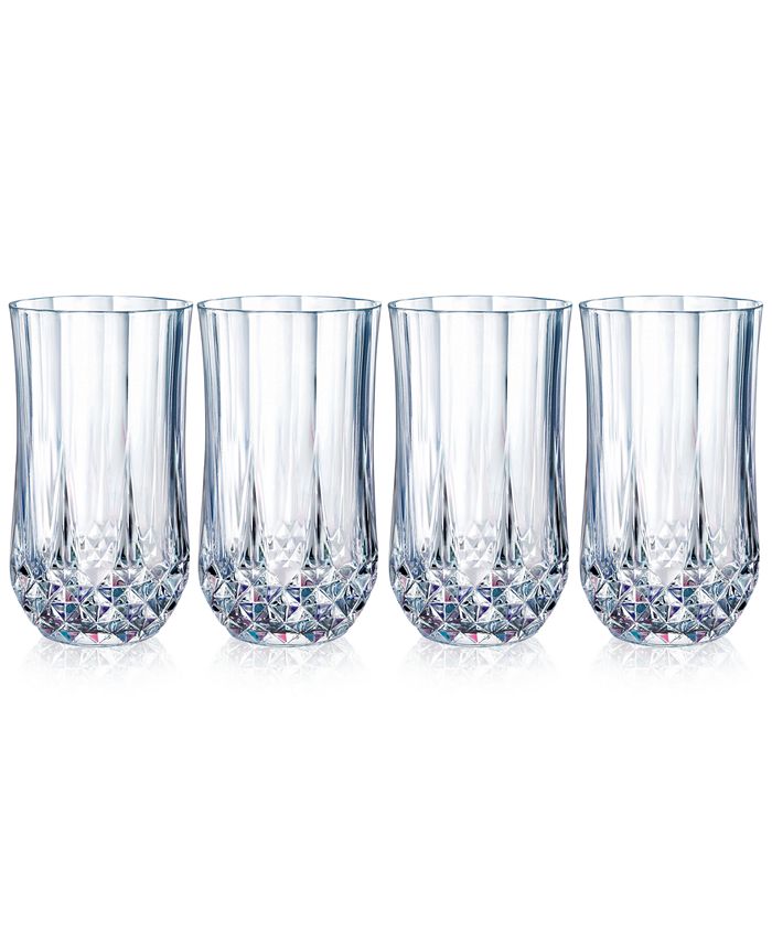 Longchamp Diamax Highball Glasses (Set of 4) Macy's