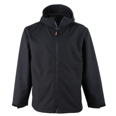 Big & Tall Lightweight Softshell Jacket with Hood - Water-Repellent and Wind-Tight Workwear