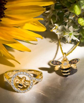 Nude Diamond Bee Ring (1/3 ct. t.w.) in 14k Gold
