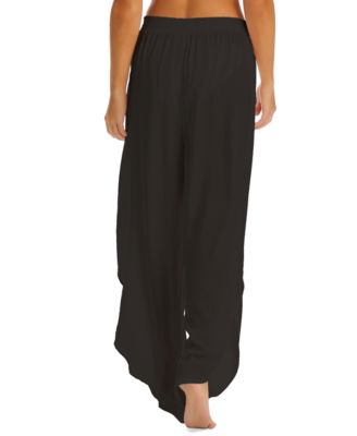 Jessica Simpson Women's Core Basic Solid Beach Cover-Up Pants