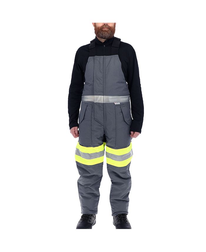 RefrigiWear Big & Tall Freezer Edge Warm Insulated Bib Overalls with ...