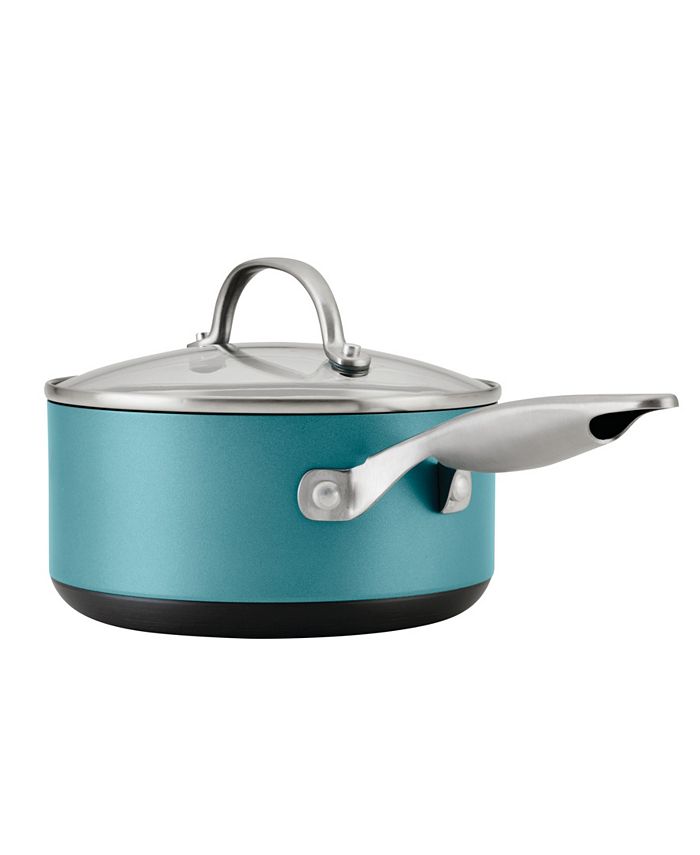 Anolon Achieve Hard Anodized Nonstick 2 Quart Sauce Pan with Lid Macy's