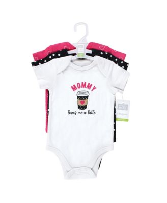 Essential Three-Piece Set of Cotton Bodysuits