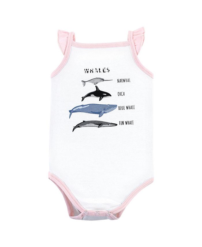 Hudson Baby Body Unisex Senza Maniche In Cotone – 12-18 Mesi, Fantasia Zoo Animals