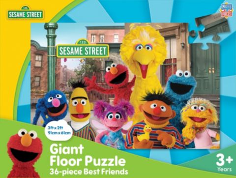 Детский пазл MasterPieces Puzzles MasterPieces Sesame Street - Best Friends 36 Piece Floor Jigsaw Puzzle