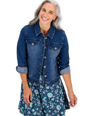 Macy's style and co jean jacket best sale