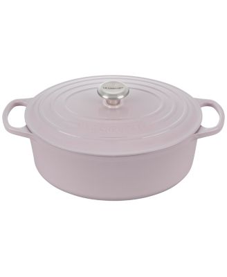 6.75-Qt. Signature Enameled Cast Iron Oval Dutch Oven