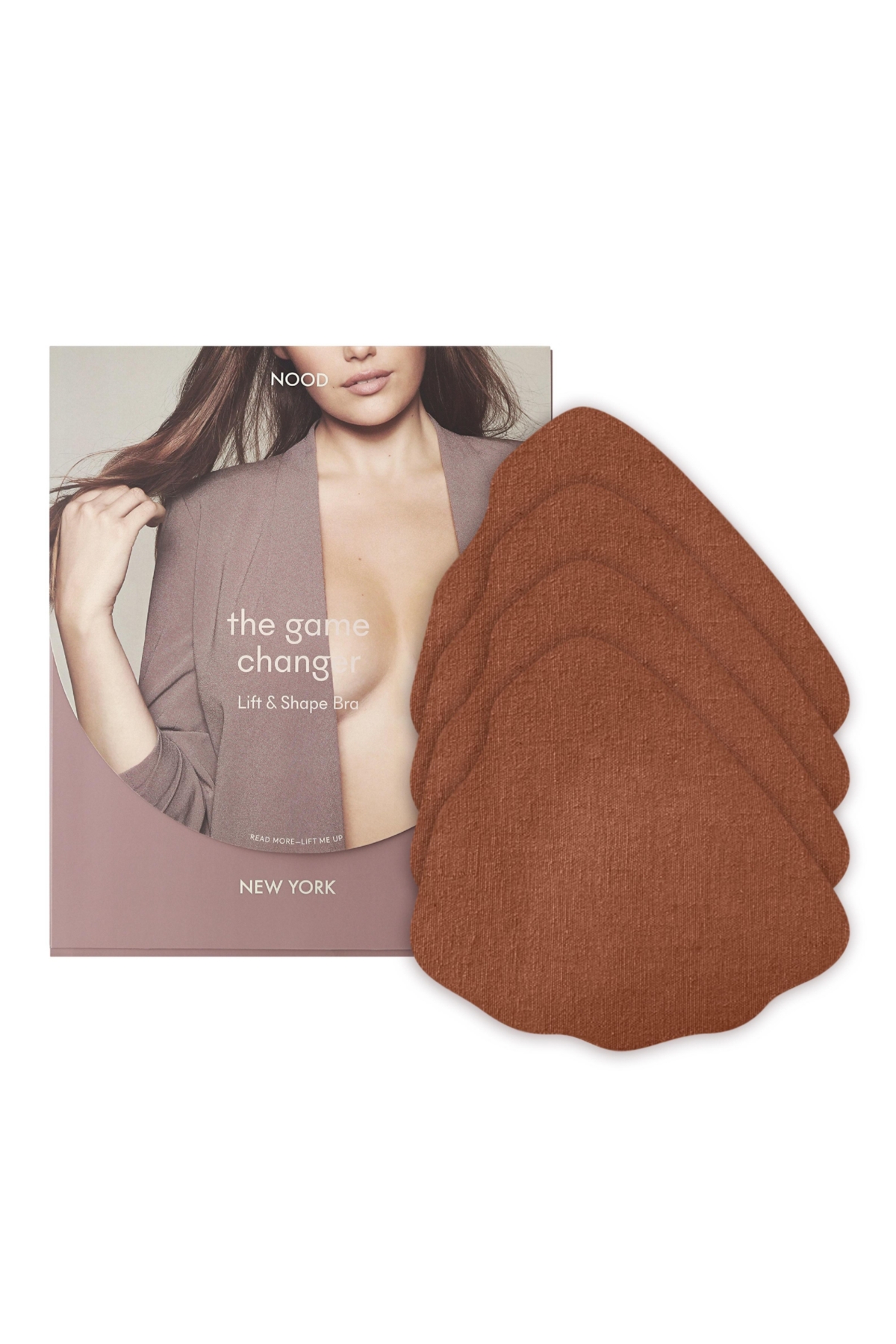 Nood Women's Game Changer Lift & Shape Adhesive Bra - No. 7 bronze