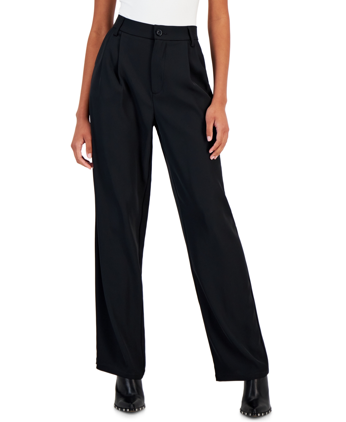 Rewash Juniors' Comfort-Waist Slim Trouser Pants