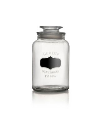 Chalkboard Glass Canister, Set of 3