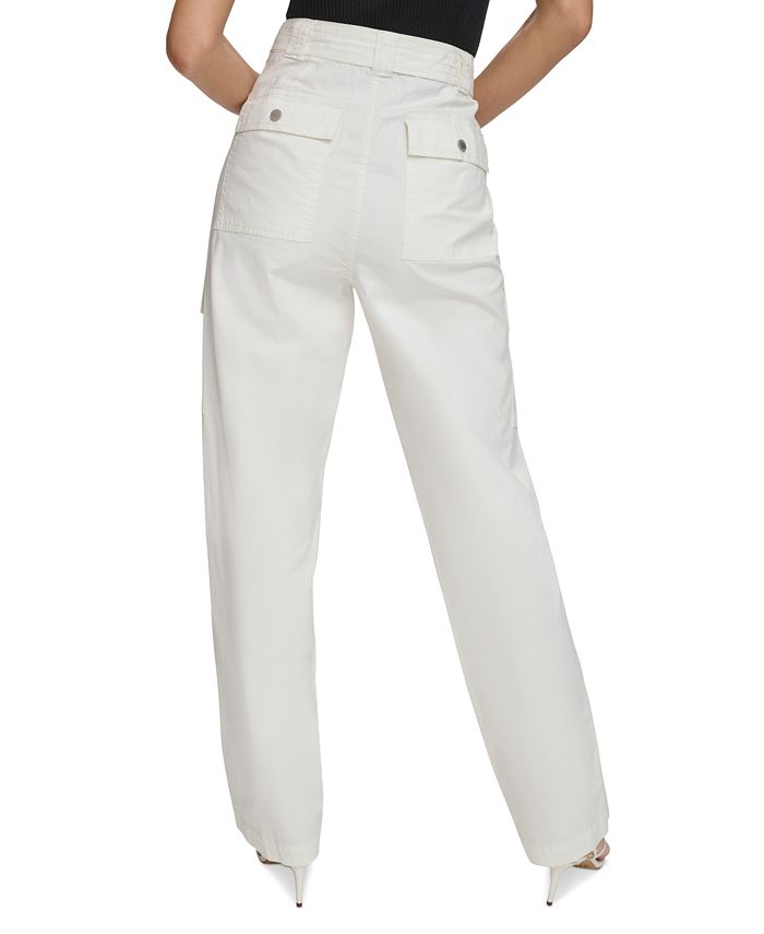 DKNY Jeans Women's Belted Cargo Pants - Macy's