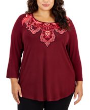 Macy's clearance plus size cheap blouses