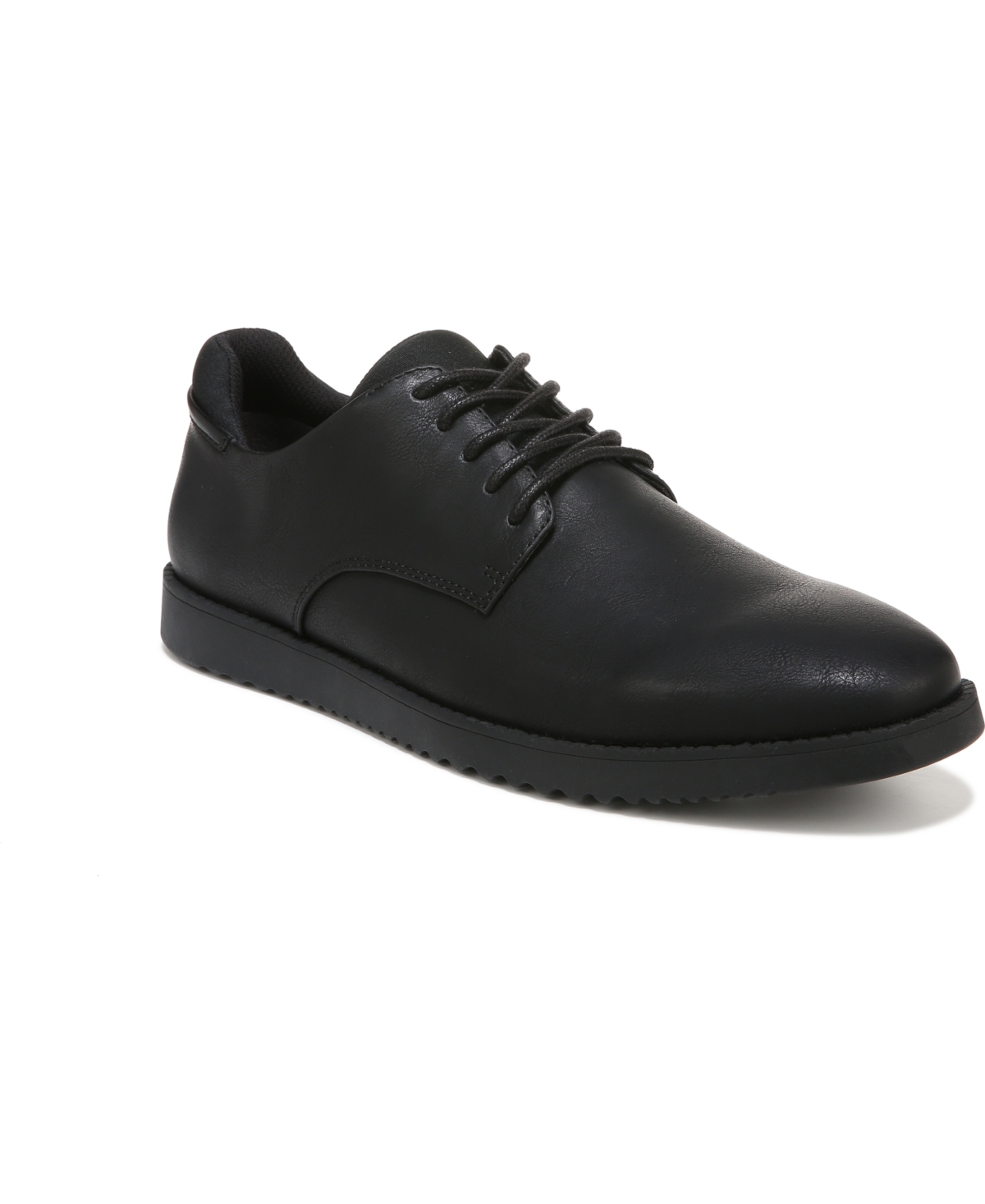 Men's Sync Work Slip Resistant Shoes - Black Synthetic Polyurethane