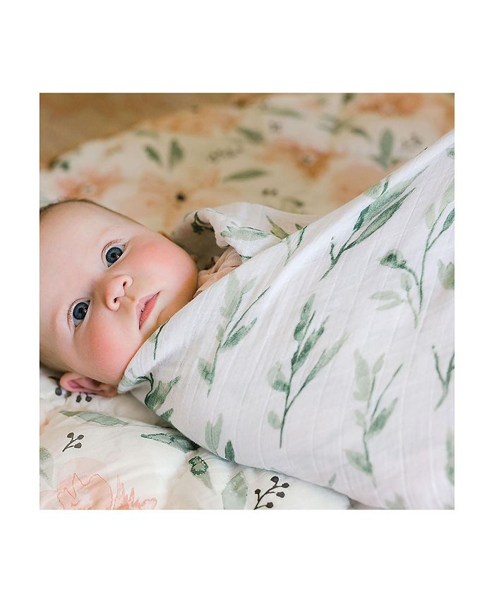 Crane Baby Baby Girls Parker Swaddle Wraps, Pack of 2 Macy's