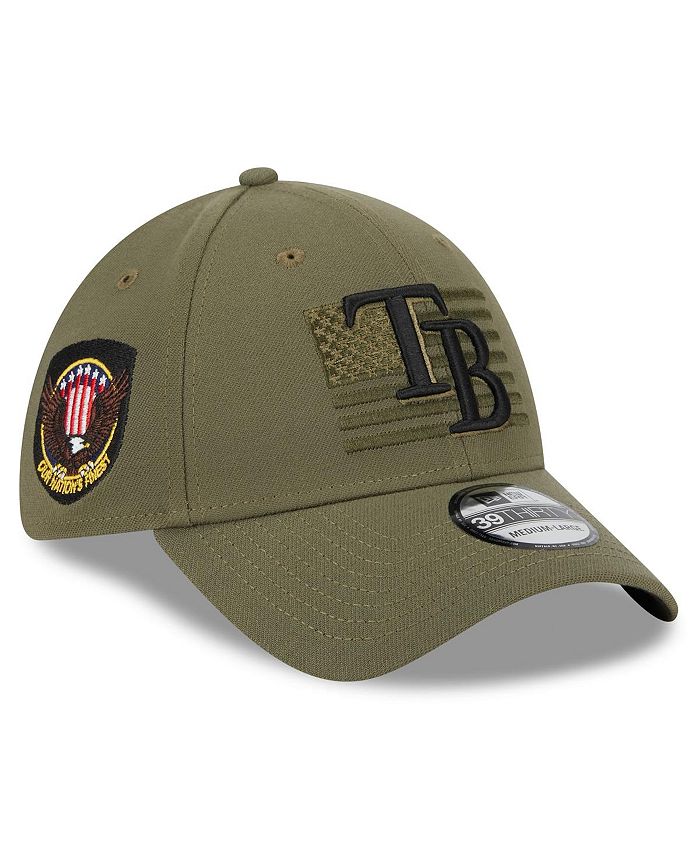 New Era Men's Green Tampa Bay Rays 2023 Armed Forces Day 39THIRTY Flex