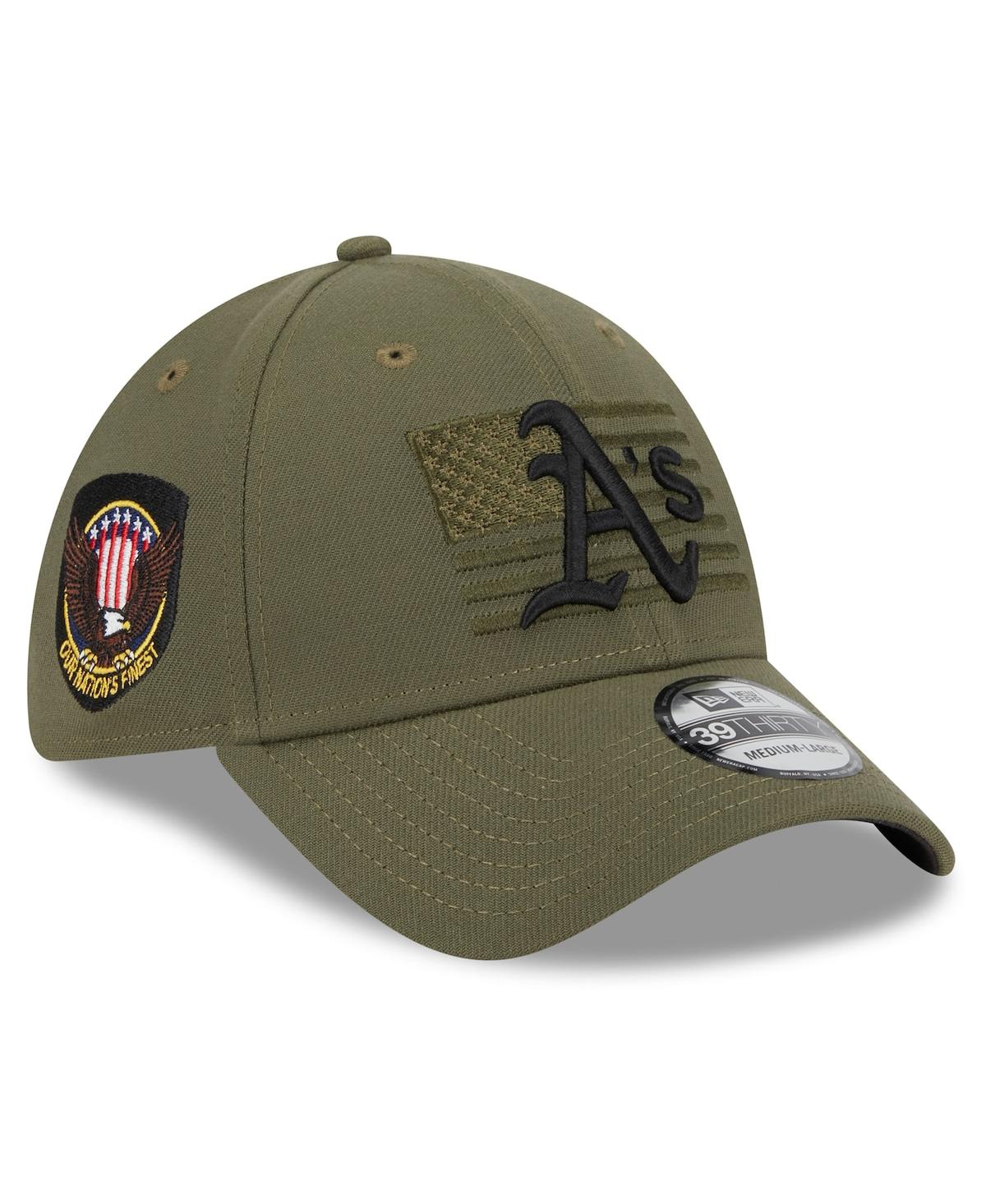 Shop New Era Men's  Green Oakland Athletics 2023 Armed Forces Day 39thirty Flex Hat