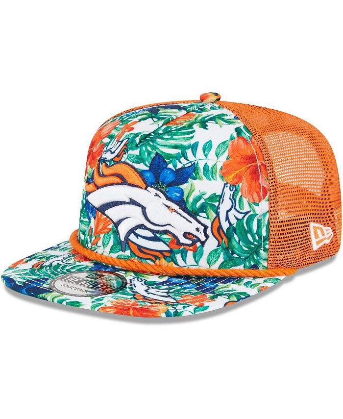 New Era Men's White Denver Broncos Botanical 9FIFTY Snapback Hat