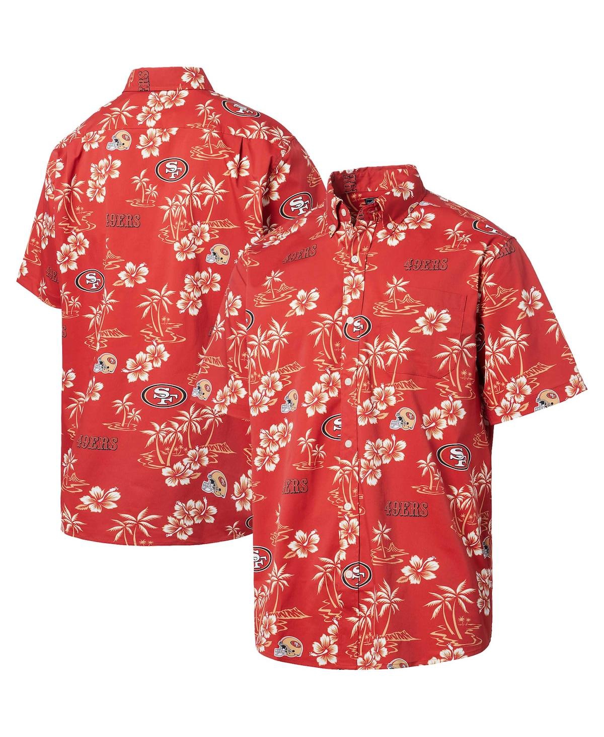 Reyn Spooner Scarlet San Francisco 49ers Kekai Button-up Shirt In Scarlet