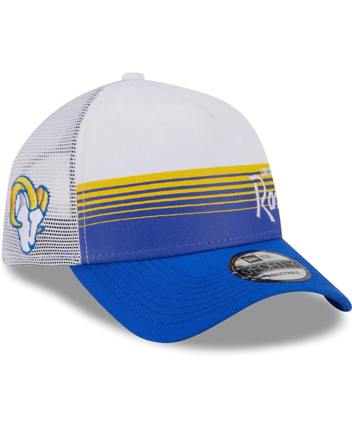 New Era Royal Los Angeles Rams Horizon 9forty Snapback Hat In Royal