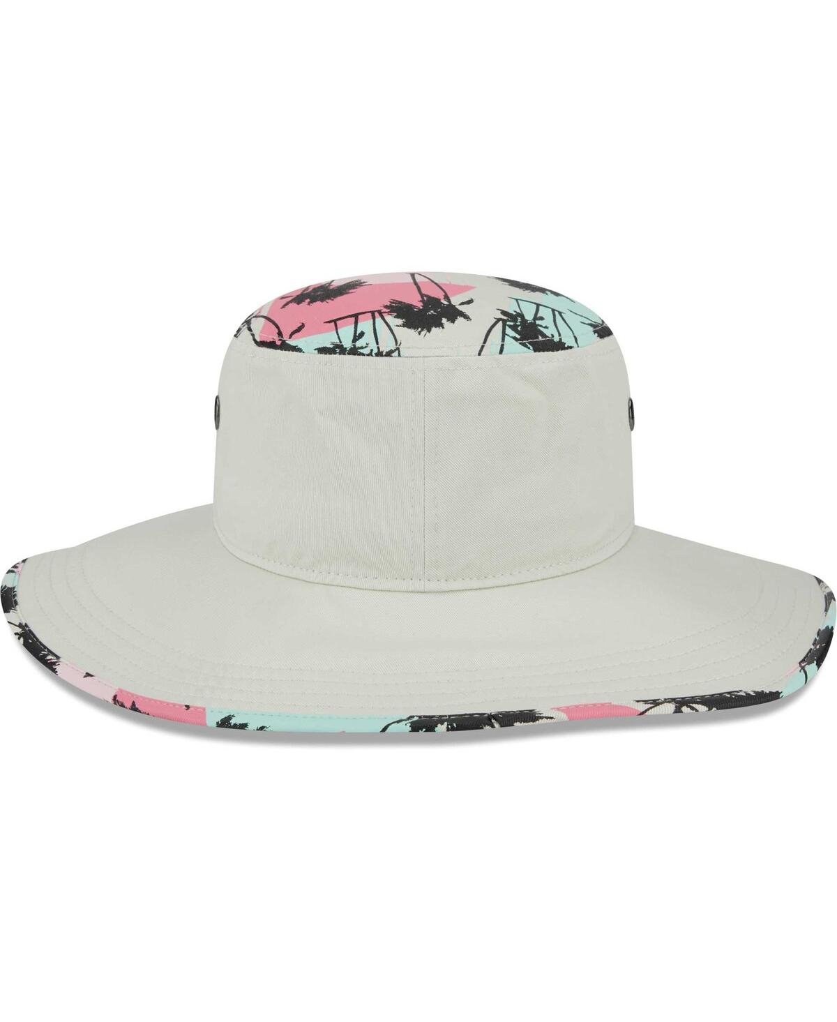 NEW ERA MEN'S NEW ERA KHAKI DENVER BRONCOS RETRO BEACHIN' BUCKET HAT 