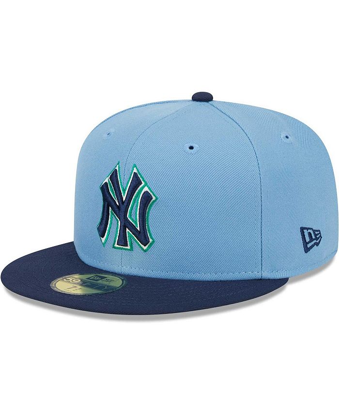 New Era Men's Light Blue, Navy New York Yankees Green Undervisor ...