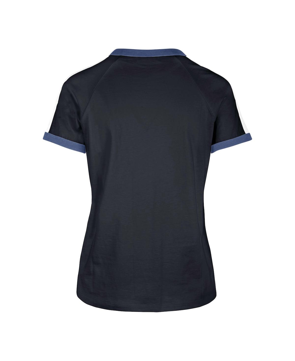 Shop 47 Brand Women's ' Navy Los Angeles Dodgers City Connect Sweet Heat Peyton T-shirt