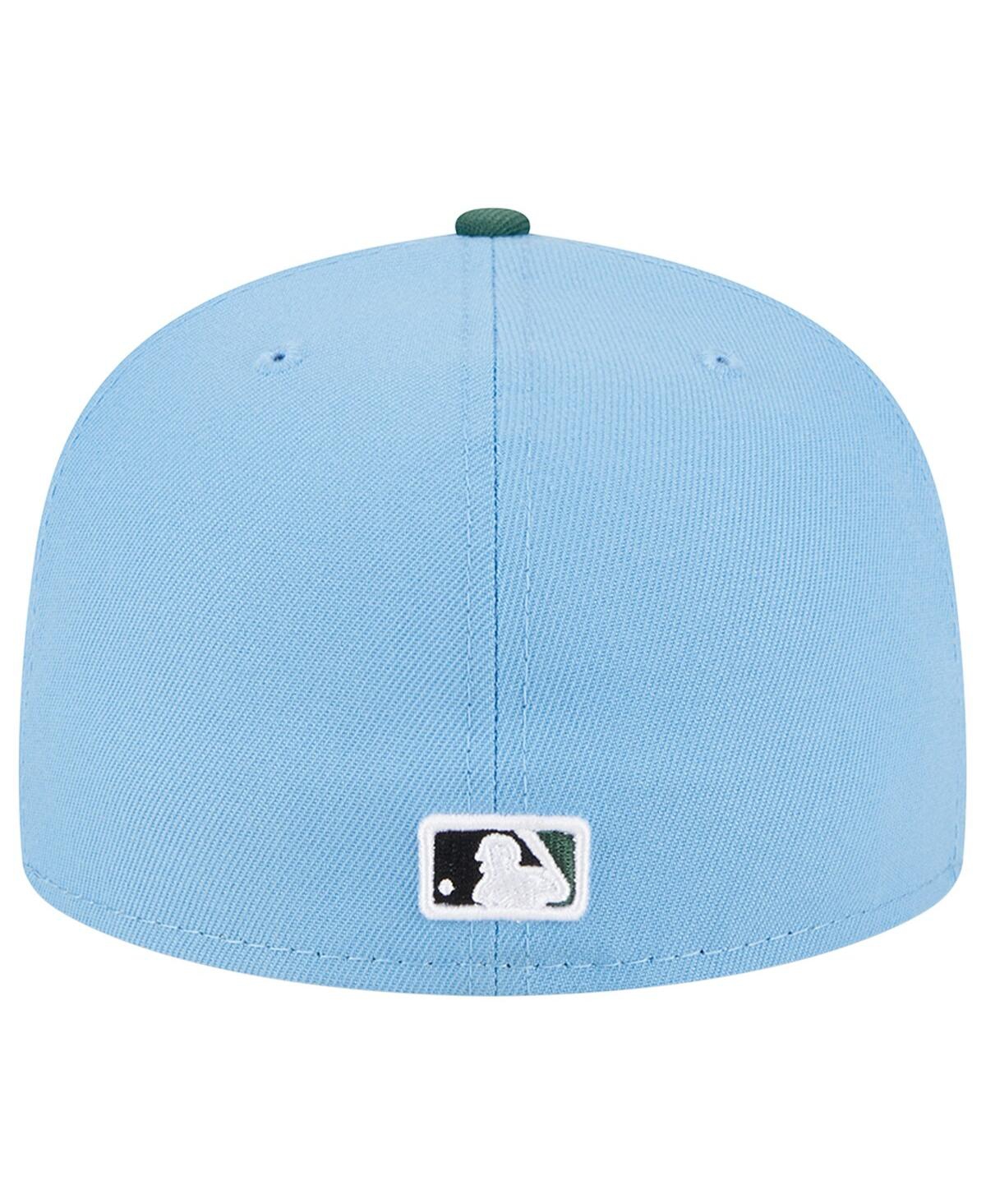 New Era Men's  Sky Blue, Cilantro Los Angeles Dodgers 1988 World Series 59fifty Fitted Hat In Sky Blue,cilantro