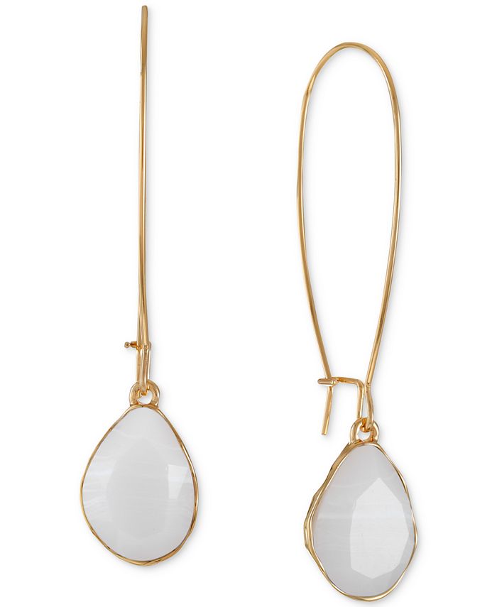 Style & Co Stone Linear Drop Earrings, Created for Macy's - Macy's