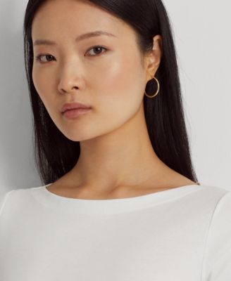 Petite Stretch Boatneck Top