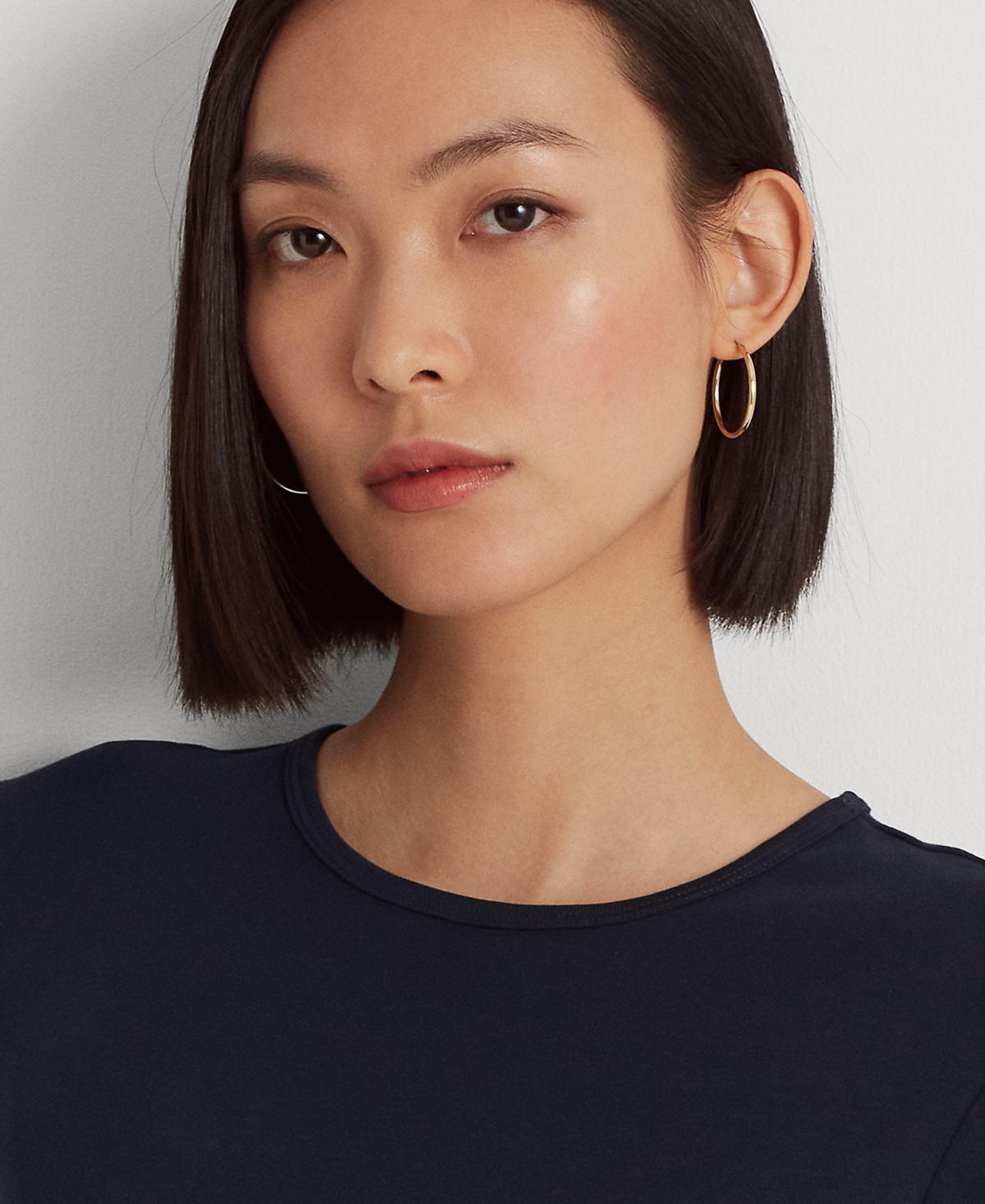 Lauren Ralph Lauren Cotton-Blend Long-Sleeve Top