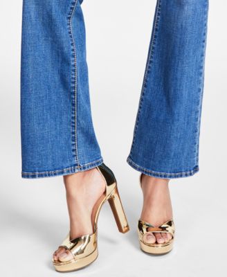 GUESS Women's Sexy Bootcut Mid-Rise Denim Jeans - Macy's