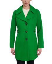 Macys green new arrivals coat