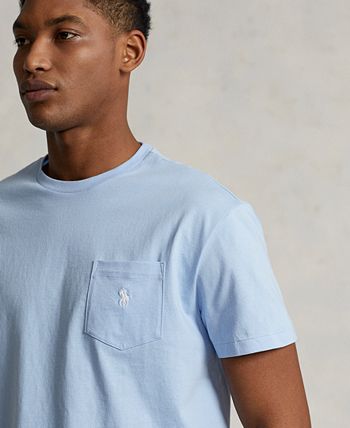 hegn grundlæggende miljø Polo Ralph Lauren Men's Classic-Fit Jersey Pocket T-Shirt - Macy's